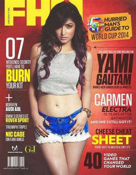 yami gautam sexy photoshoot for fhm magazine june indian cinema gallery