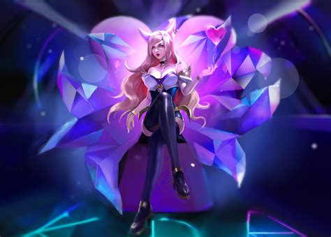Daily Ahri Fanart 760 Queen Of Charms Rahrimains