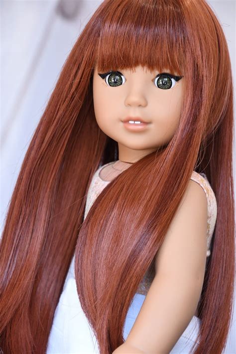 11 custom doll wig fits american girl doll all 18 etsy