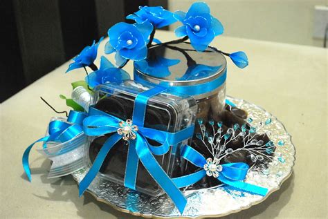 Gubahan Hantaran Indahkraft Hantaran Biru