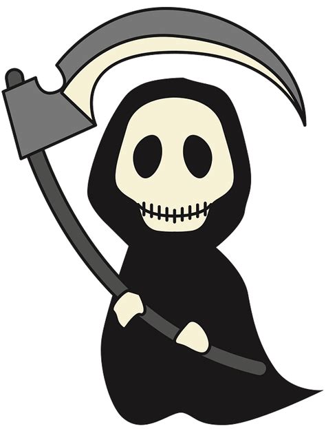 Grim Reaper Illustration Clipart Free Download Transparent Png