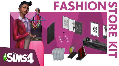 The Sims 4 Fashion Store Kit Pack The Sim Architect