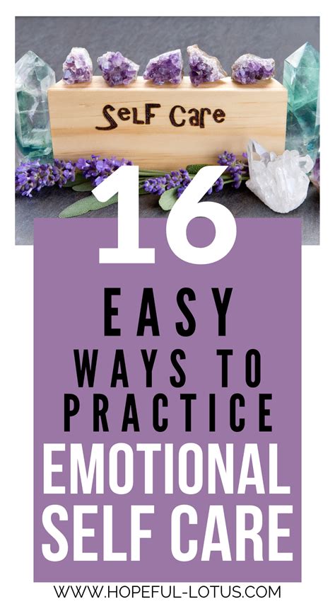 16 Simple Ways To Practice Emotional Self Care Emotions Self Care