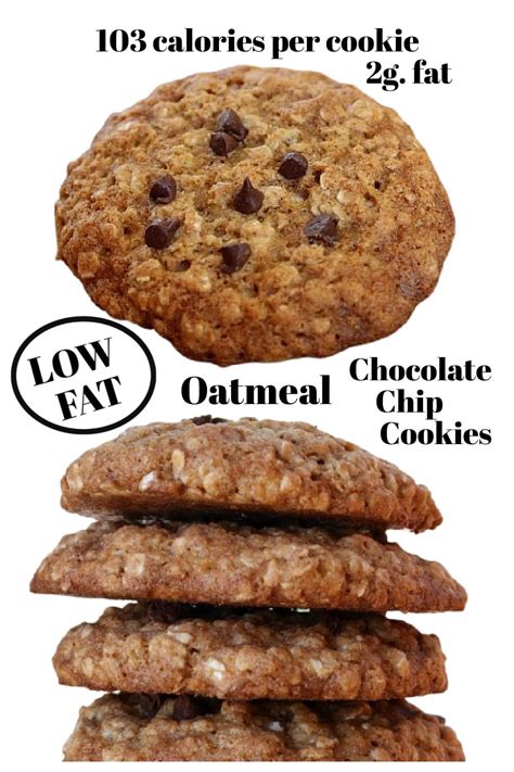Also dairy free, these cookies are a yummy good idea if you have any of these dietary needs or preferences. Low Fat Oatmeal Chocolate Chip Cookies - Recipe Girl