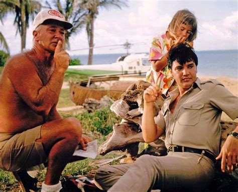 Elvis Between Takes On The Set Of His Movie Paradise Hawaiian Style In