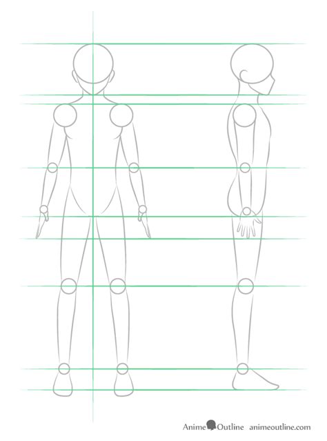 How To Draw Anime Male Body Step By Step Tutorial