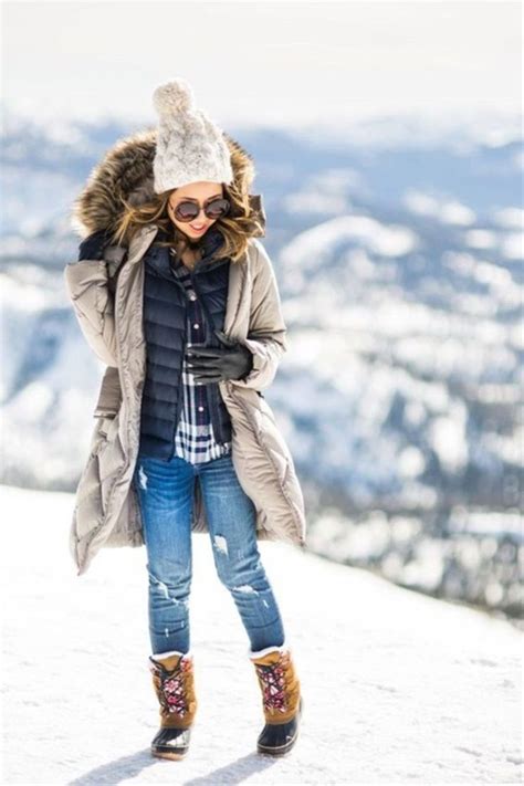 Fashionable Women Snow Outfits For This Winter Winter Outfits Women