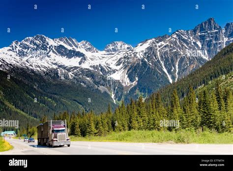 Trans Canadian Highway Glacier National Park British Columbia Canada
