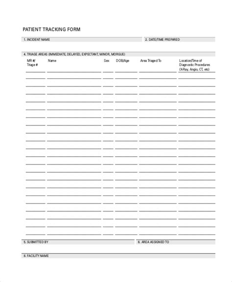 Free 20 Sample Tracking Forms In Pdf Ms Word Ms Excel