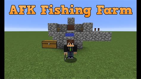 Minecraft Afk Fishing Farm Tutorial 1122 Youtube