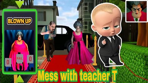 scary teacher 3d chapter 5 secret pageant diaries part blown up gameplay android ios youtube