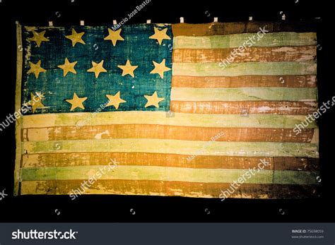 Boston April 19 American 13star Flag Stock Photo 75698059 Shutterstock