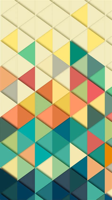 Colorful Geometric Triangle Wallpaper Idea Wallpapers Iphone