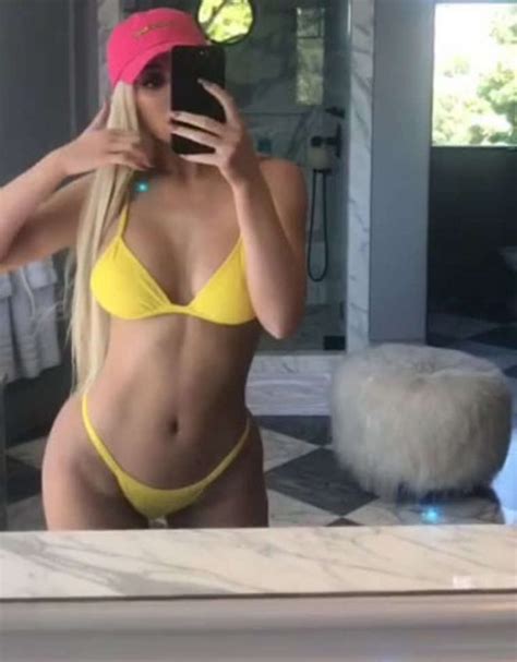 Kylie Jenner In Yellow Bikini Social Media Pics Gotceleb