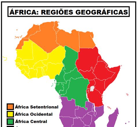 Regionalização Do Continente Africano 8ºano