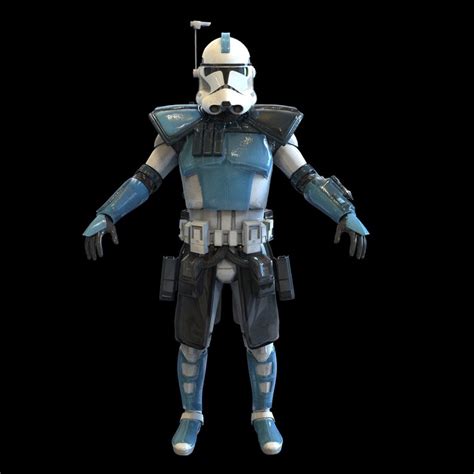 Clone Wars Arc Trooper Fives Wearable Armor 3d Model Stl Etsy