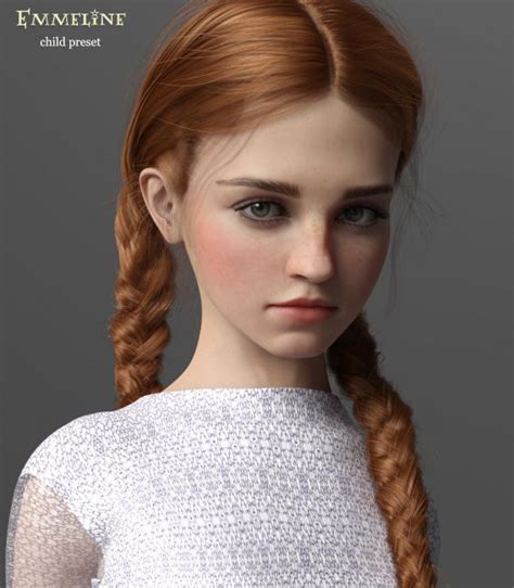 Emmeline Young For Genesis 8 Female 3d Character For Daz Studio