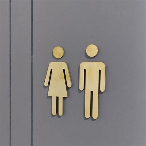 Brass Men Women Signage Etsy