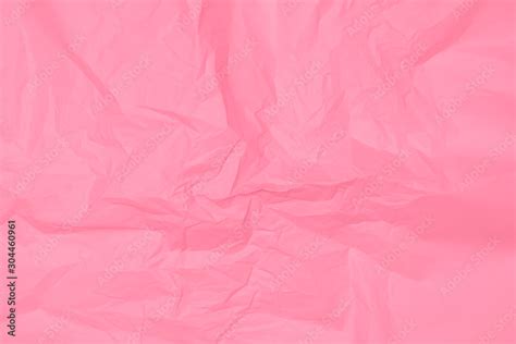 Crumpled Pink Paper Texture Pink Background Wallpaper Foto De Stock