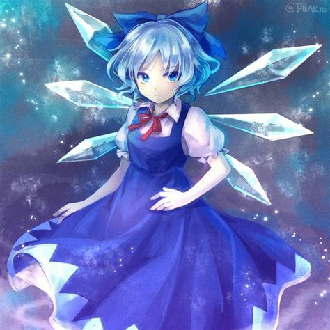 Touhou Cirno Anime Anime Art Manga Anime