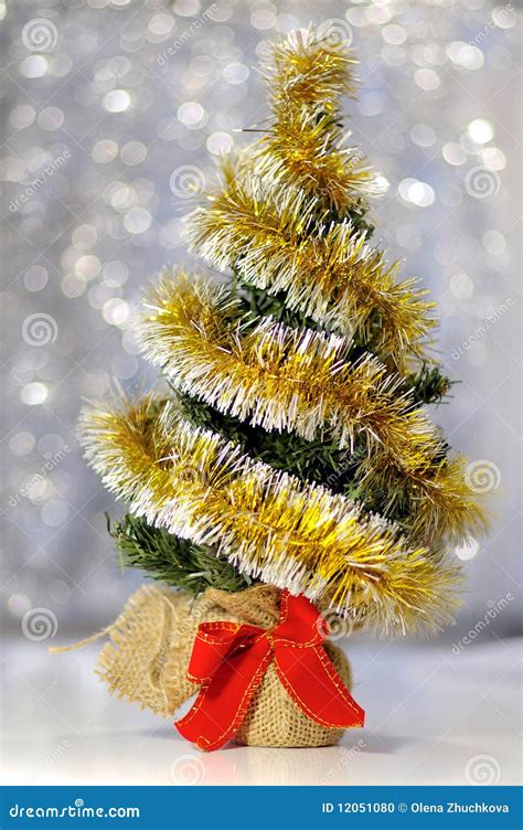 Little Christmas Tree Stock Photo Image Of Decorating 12051080