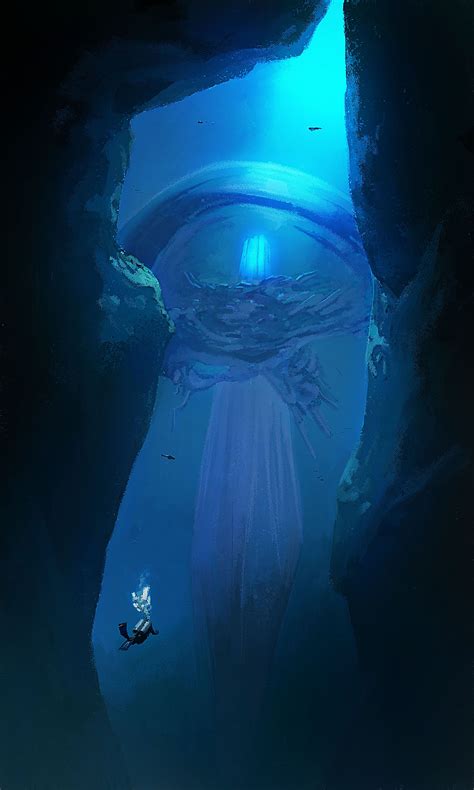 Deep Sea Concept Art Sea Monster Art Subnautica Concept Art Dark