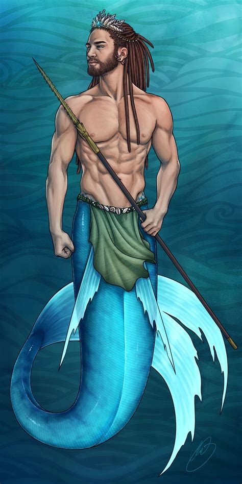 Fofos Sketchbook — Luis Scion Of Agwe Merfolk Prince Male Mermaid