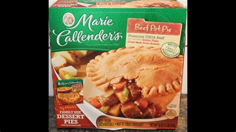 Marie Callenders Beef Pot Pie Review Youtube