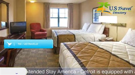 Extended Stay America Detroit Metropolitan Airport 2 Stars Hotel In Romulus Michigan Youtube
