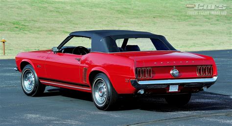 Car Of The Week 1969 Ford Mustang Gt Cobra Jet Convertible Old Cars