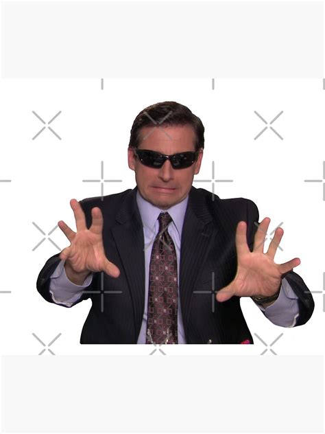 Blind Guy Mcsqueezy Michael Scott Tapestry By Cassieg00 Redbubble