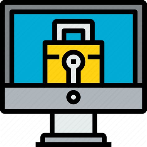 Computer Protect Safe Safetyprotection Secure Security Icon