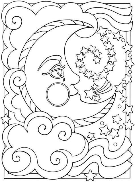 Sun And Moon Coloring Pages Coloring Home