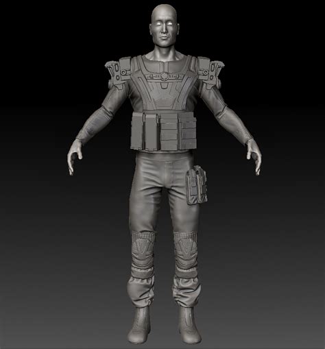 Game Res Future Urban Soldier Based On Concept By Stefan Celic — Polycount