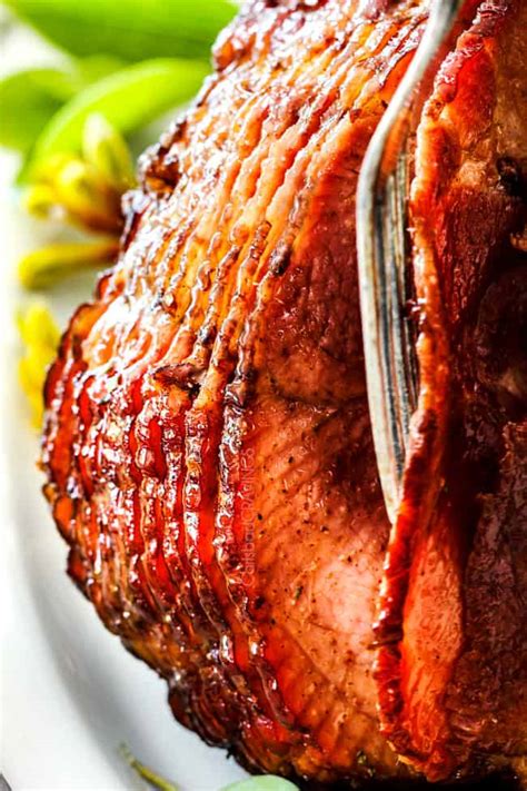 Tent the ham with foil so it can steam. BEST Brown Sugar Glazed Ham (tips and tricks and step by ...