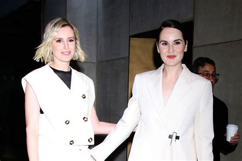 Downton Abbey A New Era Stars Laura Carmichael And Michelle Dockery At