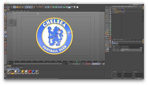Chelsea Logo 3d Model Animated Cgtrader