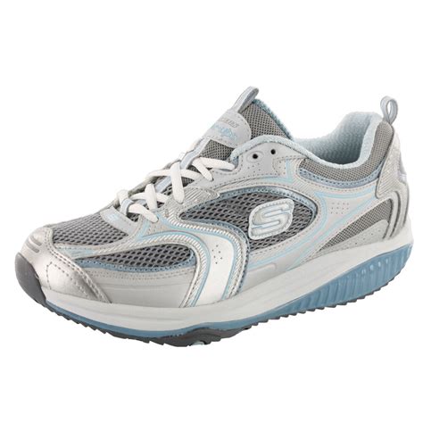 Skechers Shape Ups Womens Xf Accelerators 12320 Color Silverblue Ebay