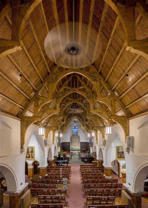 St Matthew`s Episcopal Cathedral Of Laramie Editorial Stock Image