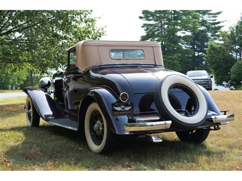 The restored interior features a painted wood grained. 1931 Auburn 8-98 for Sale | ClassicCars.com | CC-1257524