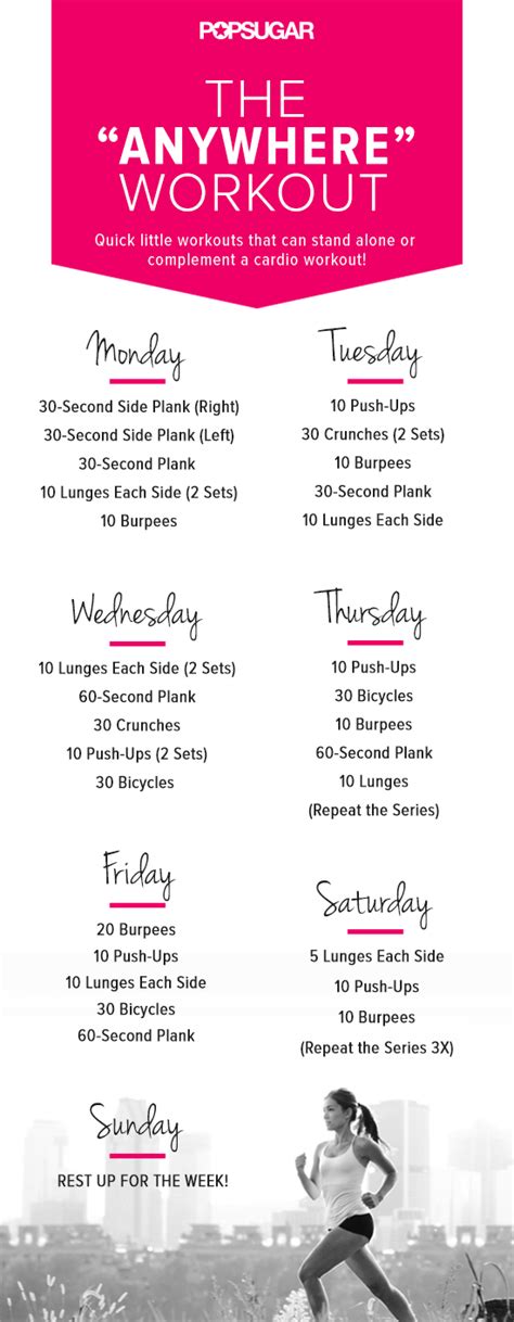 This routine will really separate the men from the boys. Workout Poster For the Week | POPSUGAR Fitness