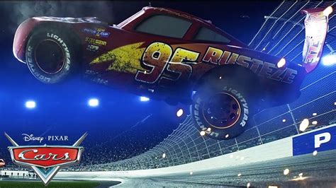 Lightning Mcqueens Big Crash Pixar Cars Youtube