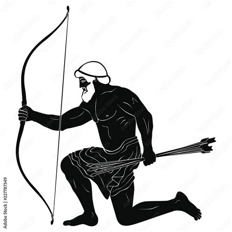 The Hero Of The Ancient Greek Myths Odysseus Warrior With A Weapon
