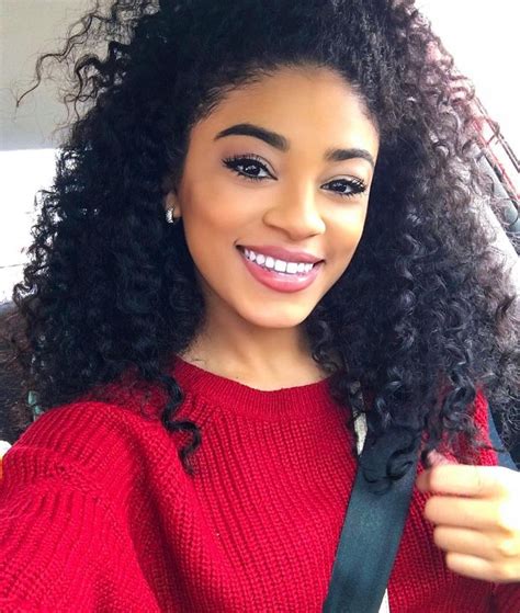 Jasmine Brown ♡ Jasmeannnn Instagram Photos Hair Curly