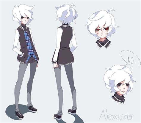 Anime Character Sheet Alexander By Eeveelyne On Deviantart