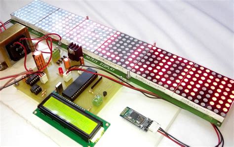 Rolling Display Using Matrix Leds Moving Message Display