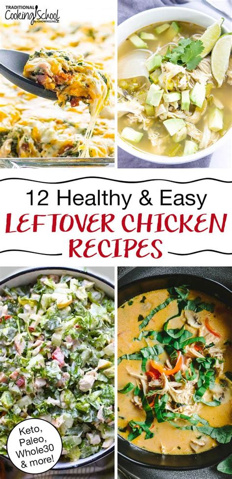 Anytime you find yourself with leftover chicken, consider it a blessing. 12 Healthy & Easy Leftover Chicken Recipes (Keto, Paleo ...