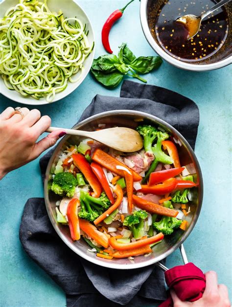 Add broccoli and broth, and cook for 2 minutes. Drunken Chicken Zoodle Casserole {Paleo Option} | Cotter ...