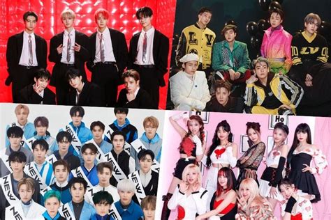 Enhypen Bts Nct Twice Seventeen Txt And Blackpink Sweep Top Spots