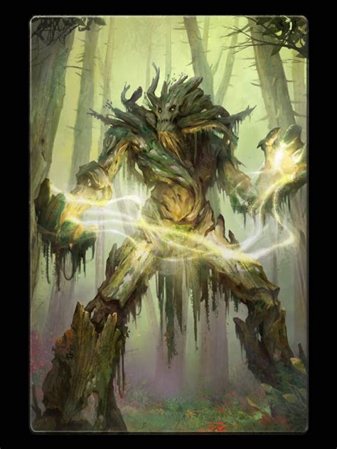 Treekin Shaman Forest Creatures Magical Creatures Fantasy Creatures